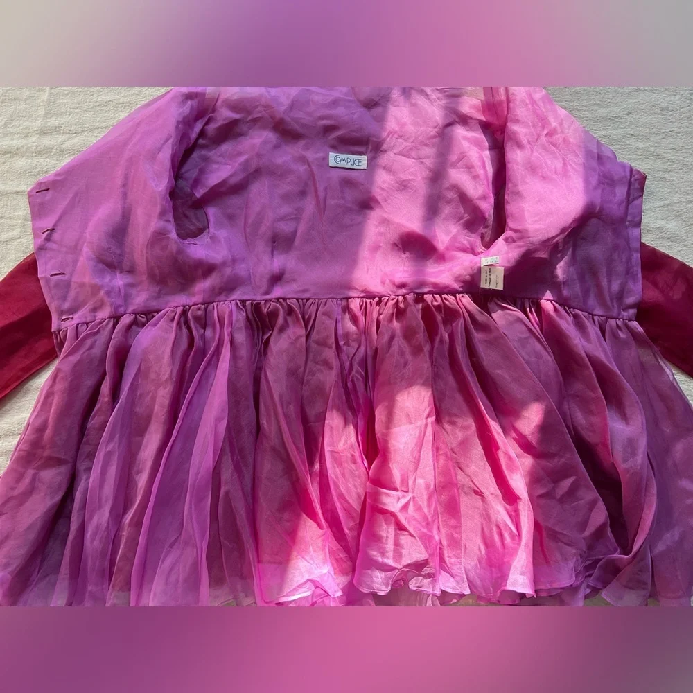 Complice by Dolce & Gabbana 1990s Silk Babydoll Top & High-Waisted Shorts Set​